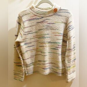 peter carol knitwear classic women sweater medium vintage rare Multicolor